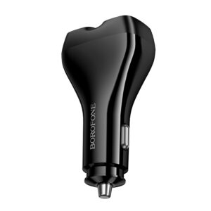 Borofone automobilinis įkroviklis BZ35 Leader - 2 x Typ C + 2 x USB - PD 30W juodos spalvos - Image 3