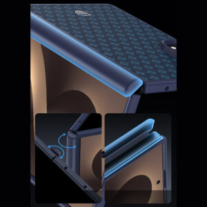 Benks Dėklas Magnetic Armor Grid Pro Grand Combo (C.K.FL.SA.BE.CS60) skirtas Samsung Galaxy Z Fold 8 mėlynos spalvos - Image 8
