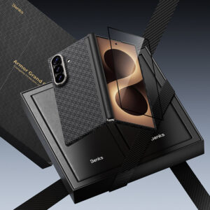 Benks Dėklas Magnetic Armor Grid Air Grand Combo (C.K.FL.SA.BK.0051) skirtas Samsung Galaxy Z Fold 8 Ultra juodos spalvos - Image 6