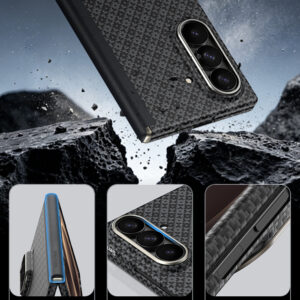 Benks Dėklas Magnetic Armor Grid Air Grand Combo (C.K.FL.SA.BK.0051) skirtas Samsung Galaxy Z Fold 8 Ultra juodos spalvos - Image 8