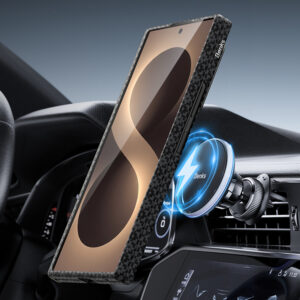 Benks Dėklas Magnetic Armor Grid Air Grand Combo (C.K.FL.SA.BK.0051) skirtas Samsung Galaxy Z Fold 8 Ultra juodos spalvos - Image 9