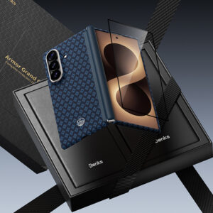 Benks Dėklas Magnetic Armor Grid Air Grand Combo (C.K.FL.SA.BE.0051) skirtas Samsung Galaxy Z Fold 8 Ultra mėlynos spalvos - Image 6
