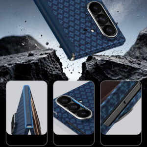 Benks Dėklas Magnetic Armor Grid Air Grand Combo (C.K.FL.SA.BE.0051) skirtas Samsung Galaxy Z Fold 8 Ultra mėlynos spalvos - Image 9