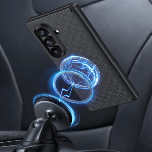 Benks Dėklas Magnetic Armor Grid Pro Grand Combo (C.K.FL.SA.BK.C051) skirtas Samsung Galaxy Z Fold 8 Ultra juodos spalvos - Image 8