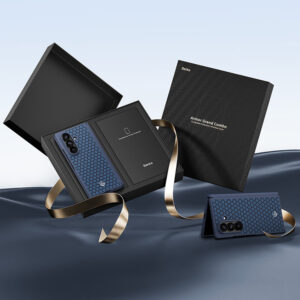 Benks Dėklas Magnetic Armor Grid Pro Grand Combo (C.K.FL.SA.BE.C051) skirtas Samsung Galaxy Z Fold 8 Ultra mėlynos spalvos - Image 5