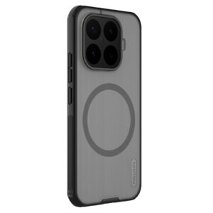 Nillkin Super Frosted PRO Magnetic Back Dėklas Xiaomi 17T skaidrus juodos spalvos