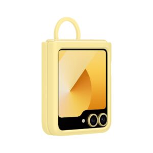 EF-PF741TYE Samsung Silicone Dėklas with Ring for Galaxy Z Flip 6/7 FE Yellow