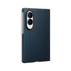 EF-KF971SNE Samsung Carbon Magnet dėklas skirtas Galaxy Z Fold 8 mėlynos spalvos