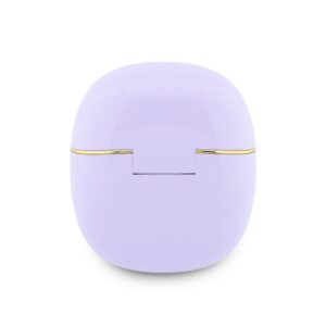 Guess Gold Line Glossy Classic Logo TWS belaidės ausinės violetinės spalvos - Image 2