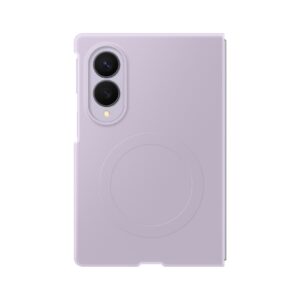 EF-EF971CVE Samsung Silicone Magnet dėklas skirtas Galaxy Z Fold 8 violetinės spalvos - Image 2