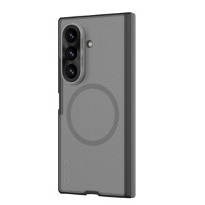 Nillkin Super Frosted FOLD Magnetic Back dėklas skirtas Samsung Galaxy Z Fold 8 Ultra skaidrus juodos spalvos