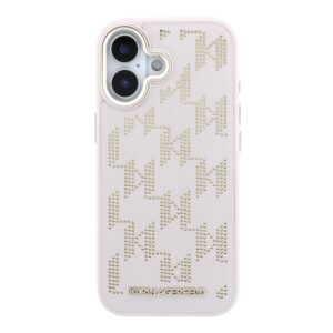 Karl Lagerfeld PU Perforated Monogram MagSafe dėklas skirtas Apple iPhone 17 rožinės spalvos - Image 2