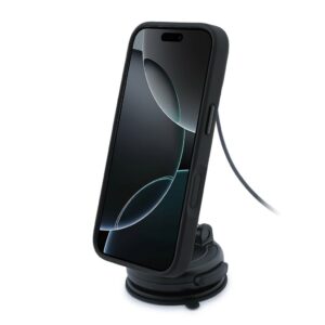 Mercedes Foldable Magnetic Car Holder with Wireless Charging Black