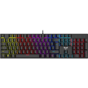 BYTEZONE Dozer Mechaninė žaidimų klaviatūra RGB / blue switches / macro / Anti-Ghosting, US išdėstymas, juodos spalvos
