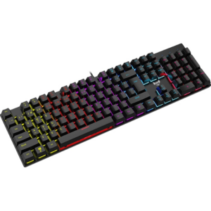BYTEZONE Dozer Mechaninė žaidimų klaviatūra RGB / blue switches / macro / Anti-Ghosting, US išdėstymas, juodos spalvos - Image 2