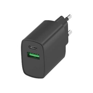 Musthavz GoEasy PD Charger USB-A + USB-C 20W, blac - Image 1
