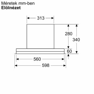 Įmontuojamas gartraukis Bosch 6 serijos, DBB67DP60, 60 cm - Image 2
