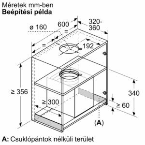 Įmontuojamas gartraukis Bosch 6 serijos, DBB67DP60, 60 cm - Image 3