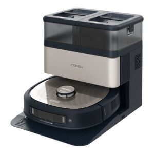 Cecotec Robotic Vacuum Cleaner | Conga Z100 | Operating time (max) 320 min | Wet&Dry | 5200 mAh | Dust capacity 3 L | Black | 20000 Pa