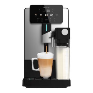 Cecotec Coffee machine | Cremmaet Latte Jar | Pump pressure 19 bar | Automatic | Built-in milk frother | Black/Silver | 1500 W