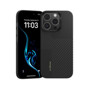 Benks Dėklas Montage Magnetic Armor Air Kevlar PC Frame 600D+1500D (C.K.FL.AP.BK.MB66) skirta Apple iPhone 16 Pro Max juodos spalvos