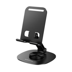 Borofone telefono laikiklis - stovas BH138 Fit juodos spalvos