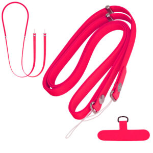 Crossbody Strap lanyard - coral