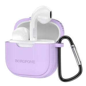 Borofone ausinės Bluetooth TWS BW29 Charm violetinės spalvos