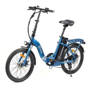 E-BIKE YOUIN AMSTERDAM BLUE 20" - Image 2