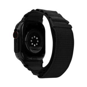 Mobilize Nylon Watch Band - Alpine - Black Connector - for Apple 38/40/41mm - Black - Image 2
