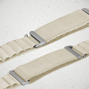 Mobilize Nylon Watch Band - Alpine - Titanium Connector - for Apple 38/40/41mm - Starlight - Image 2