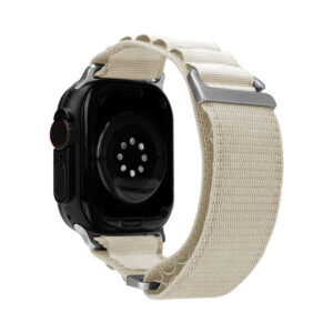 Mobilize Nylon Watch Band - Alpine - Titanium Connector - for Apple 38/40/41mm - Starlight - Image 3