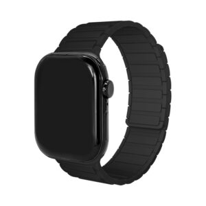 Mobilize Silicon Watch Band - Magnetic - for Apple 38/40/41mm - Black - Image 3
