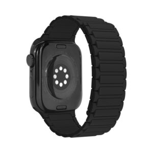 Mobilize Silicon Watch Band - Magnetic - for Apple 38/40/41mm - Black - Image 4