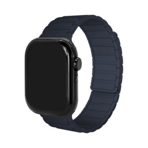 Mobilize Silicon Watch Band - Magnetic - for Apple 42/44/45/49mm - Blue - Image 3
