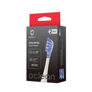 Oclean Ultra White Brush Head 2-PK UW03 W02 White - Image 2