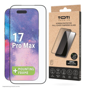 PREMIUM TEMPERED screen protector glass 3D full cover for Apple iPhone 17 Pro Max