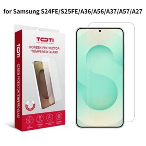 TOTI TEMPERED glass 2D screen protector for Samsung Galaxy S24 FE/S25 FE/A36 /A56 /A37 /A57/A27