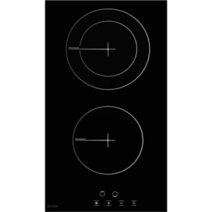 Simfer | Hob | H3.020.DEBSP | Vitroceramic | Number of burners/cooking zones 2 | Touch | Black