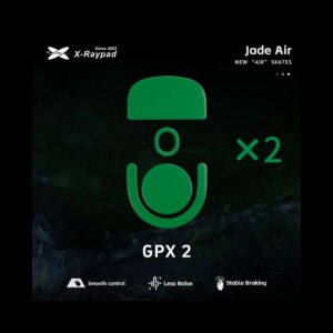 X-Raypad Jade Air Mouse Feet | Green, x2, Logitech G Pro X Superlight 2
