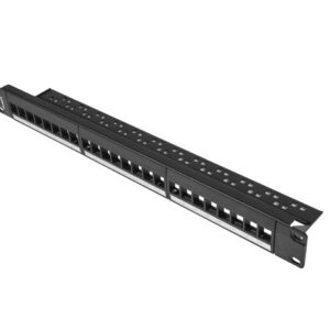 Lanberg PPKS-1024-B komutacinė panelė 1U - Image 1