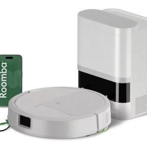 Dulkių siurblys robotas iRobot Roomba 115 Combo + „Auto Empty“ stotelė balta
