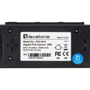 LevelOne POI-3014 PoE adapteris Greitas eternetas, Gigabitinis eternetas 52 V - Image 2