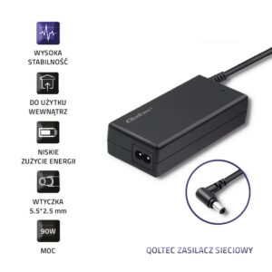 Qoltec 50099.90W maitinimo adapteris / inverteris Vidaus Juoda - Image 3