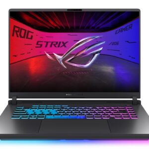 Notebook|ASUS|ROG Strix|G16 (2025)|G615LW-S5075W|CPU Core Ultra|U9-275HX|2700 MHz|16"|2560x1600|RAM 16GB|DDR5|5600 MHz|SSD 1TB|NVIDIA GeForce RTX 5080|16GB|ENG|Windows 11 Home|Eclipse Grey|2.65 kg|90NR0LG1-M002T0