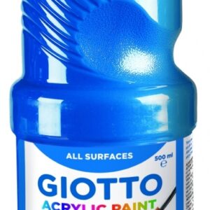 Akriliniai dažai Fila Giotto, 500ml, mėlynos spalvos