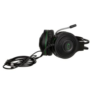 Esperanza EGH430 ausinės su mikrofono juosta juoda, žalia - Image 3