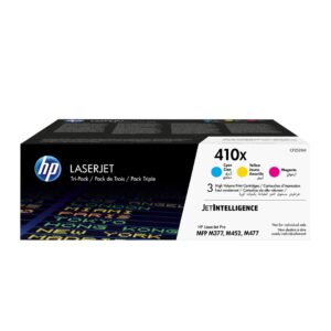 HP 410X 3-pack High Yield Cyan/Magenta/Yellow Original LaserJet Toner Cartridges - Image 2
