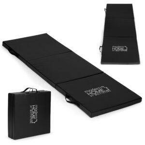 Gimnastikos mankštos kilimėlis juodas 182x60 cm fitnesui