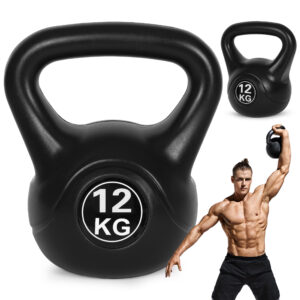 12 kg virdulio formos svarmuo (kettlebell) mankštai, hantelis, svorio kamuolys, fitneso svoris, ModernHome